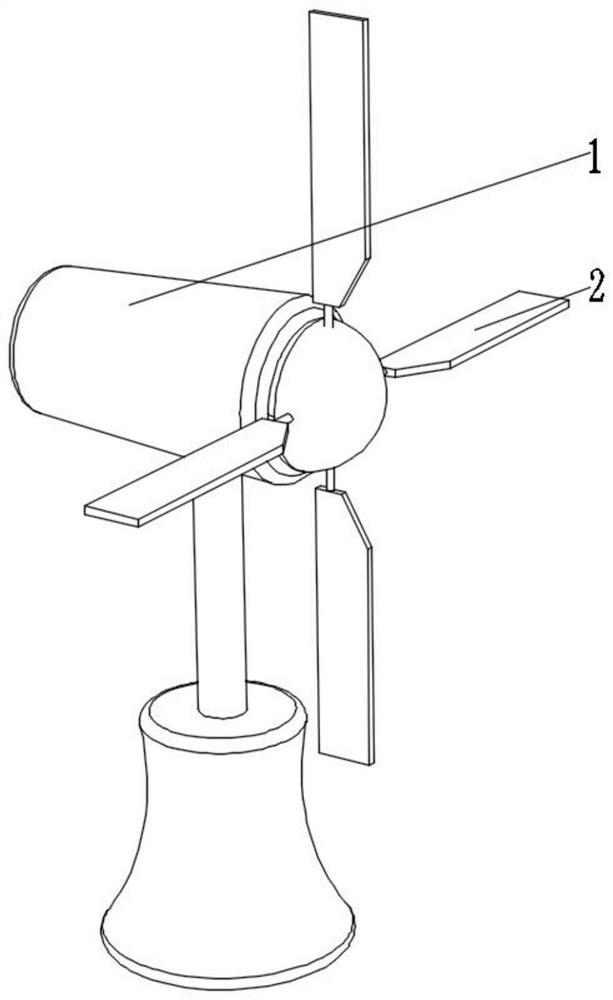 Offshore wind driven generator with protection function