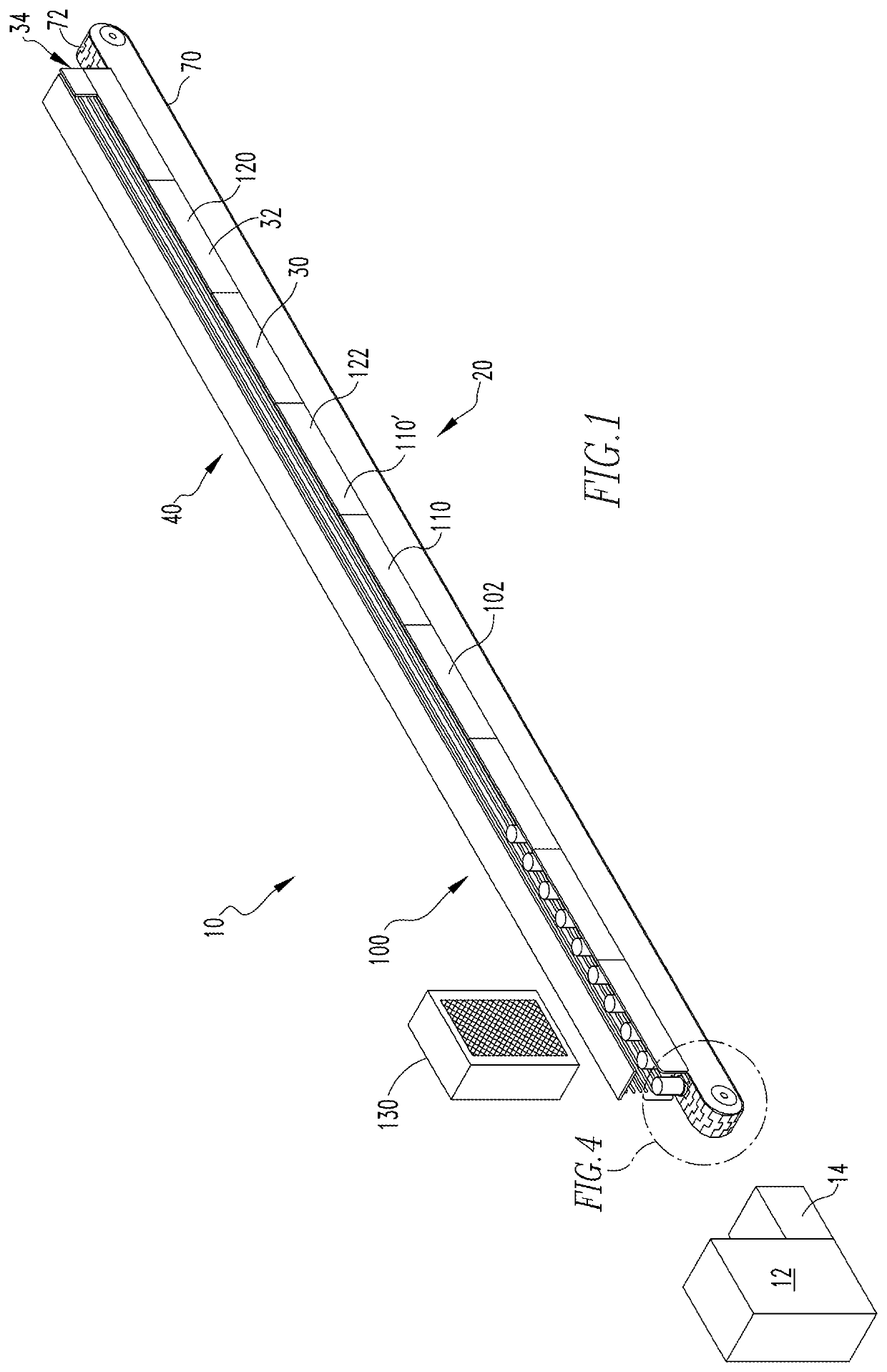 Infrared can curing oven