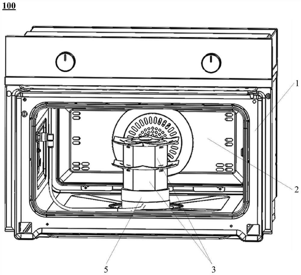 Cooking equipment and distinguishable heating type modular smoking and roasting device thereof