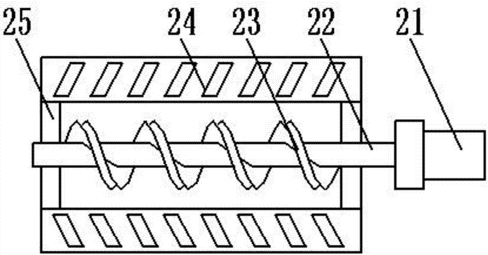 Plastic production stirring and mixing device with smashing function