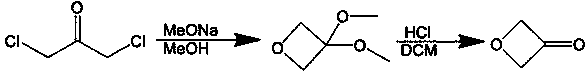 3-oxetanone synthesis method