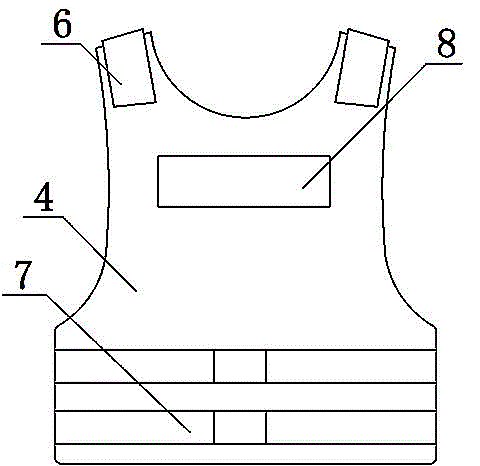 Police anti-stabbing garment and manufacturing method thereof