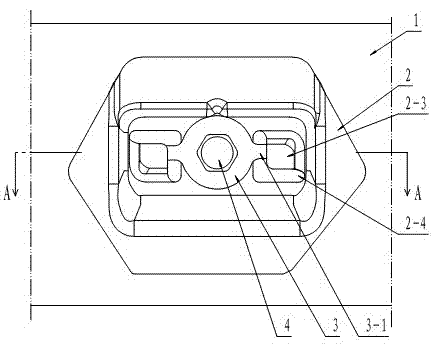 Automobile body and auxiliary frame installing structure