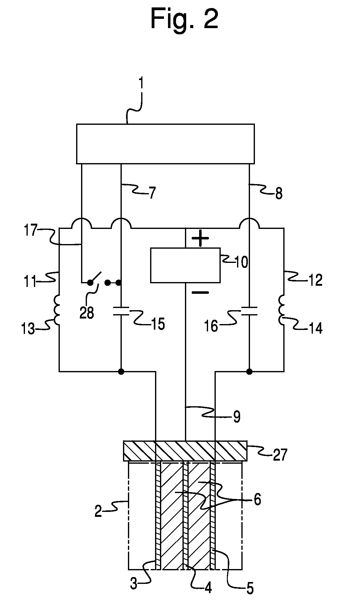 Multielectrode electrosurgical blade