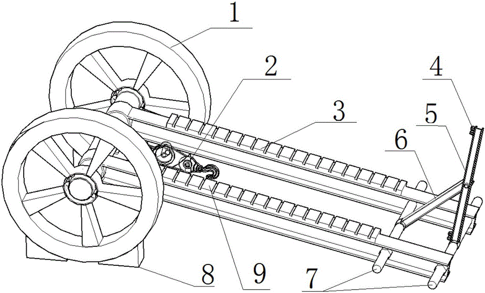 movable-auxiliary-turning-device-and-method-suitable-for-large-size-and