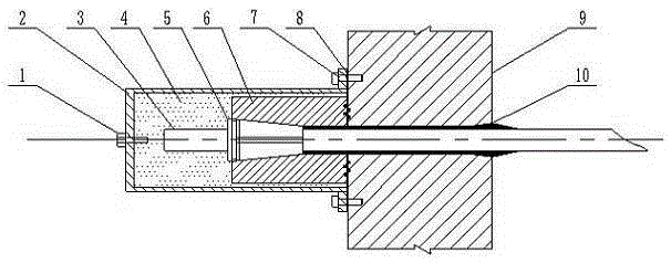 Anticorrosion structure of unbounded prestressed anchorage device