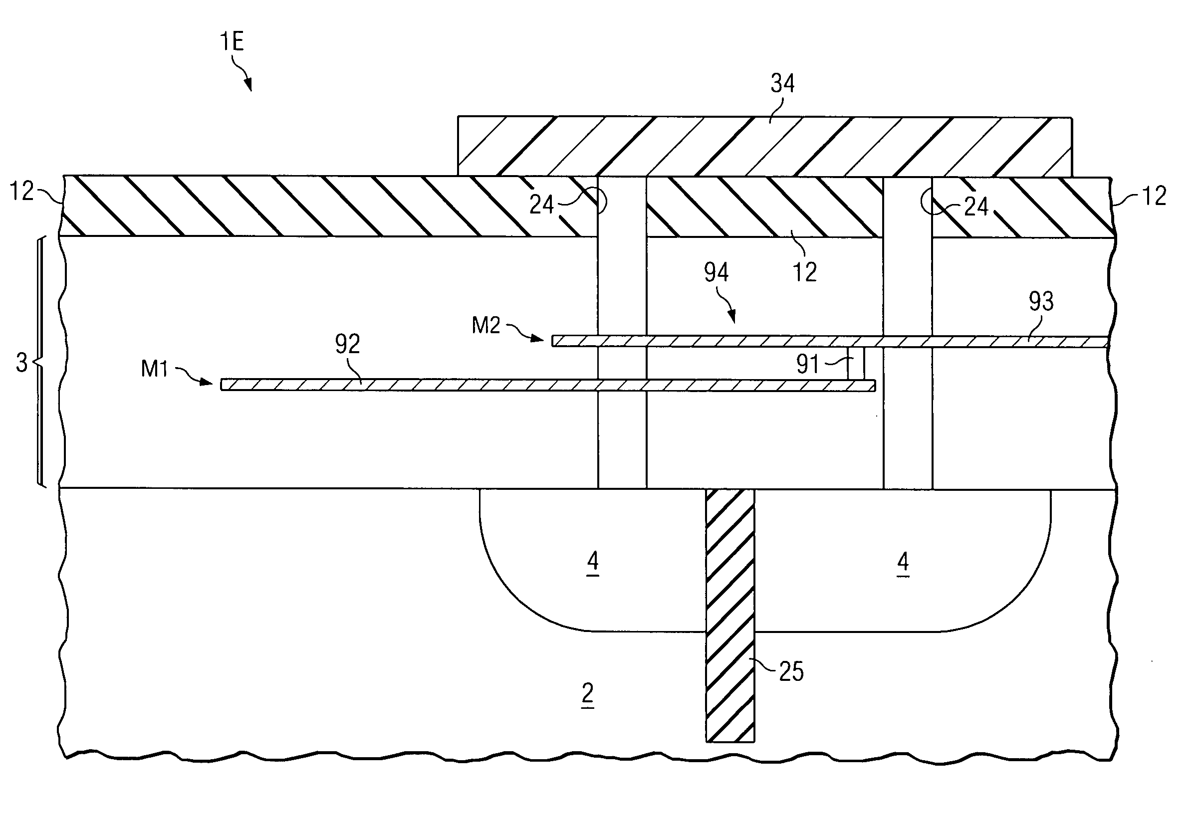 Silicon dioxide cantilever support and method for silicon etched structures
