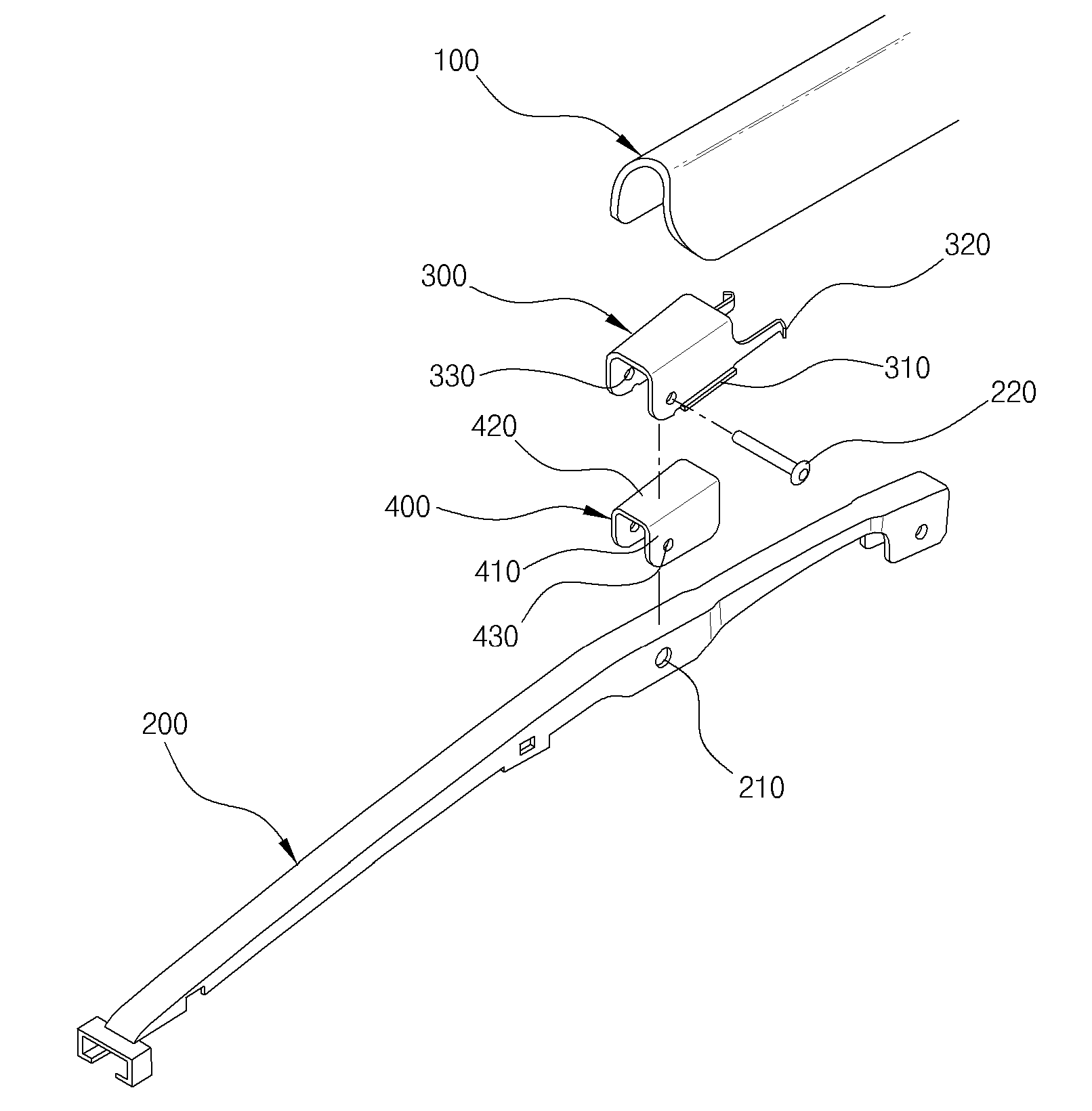 Wiper blade for vehicle