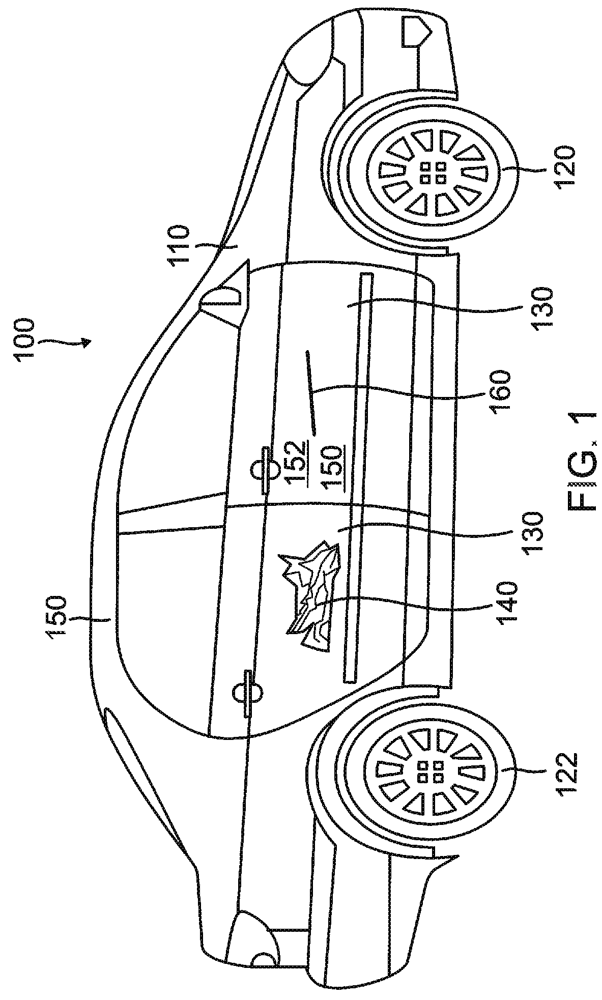Apparatus and method to conceal damage on a vehicle