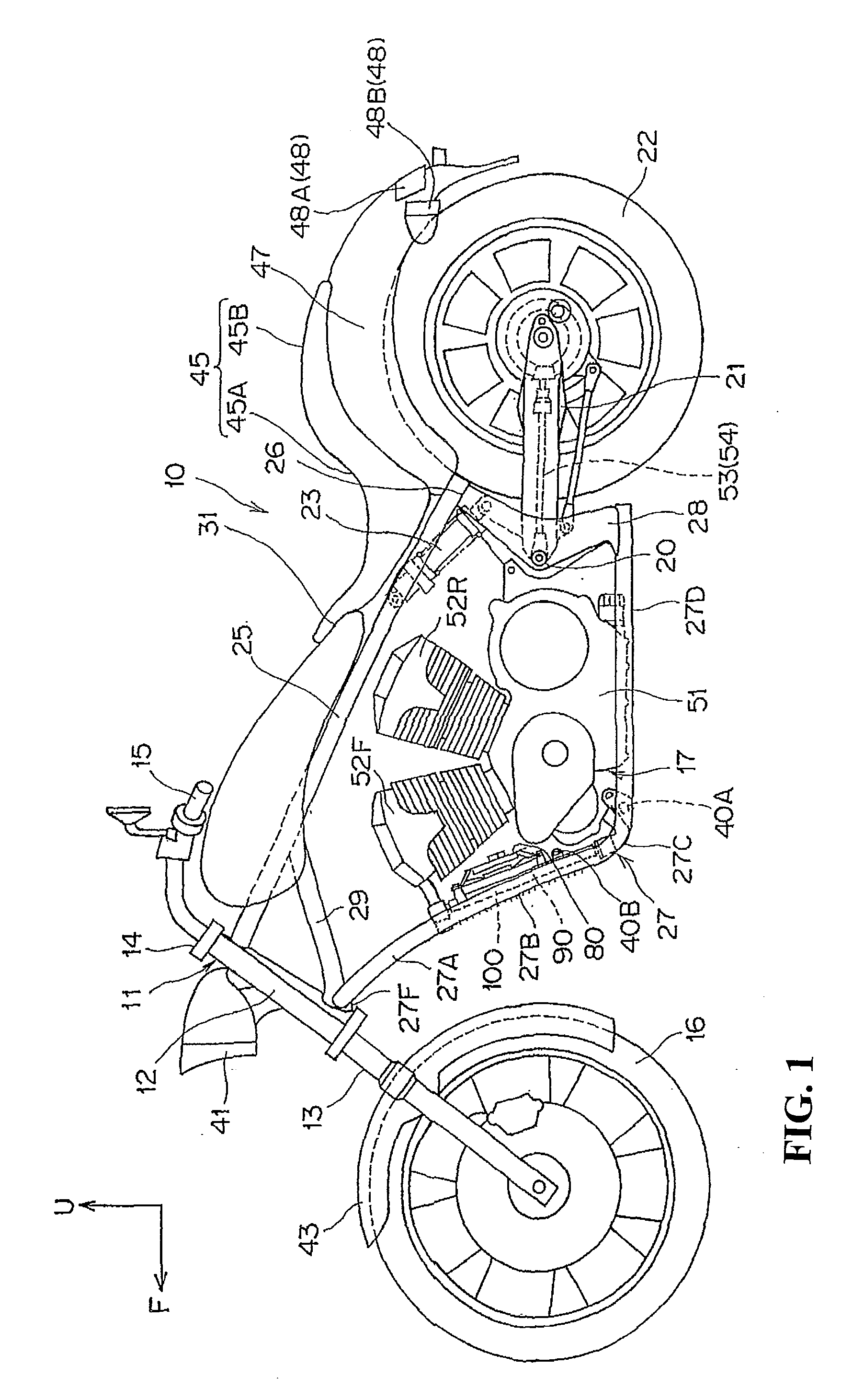 Radiator attachment structure for saddle-ride type vehicle