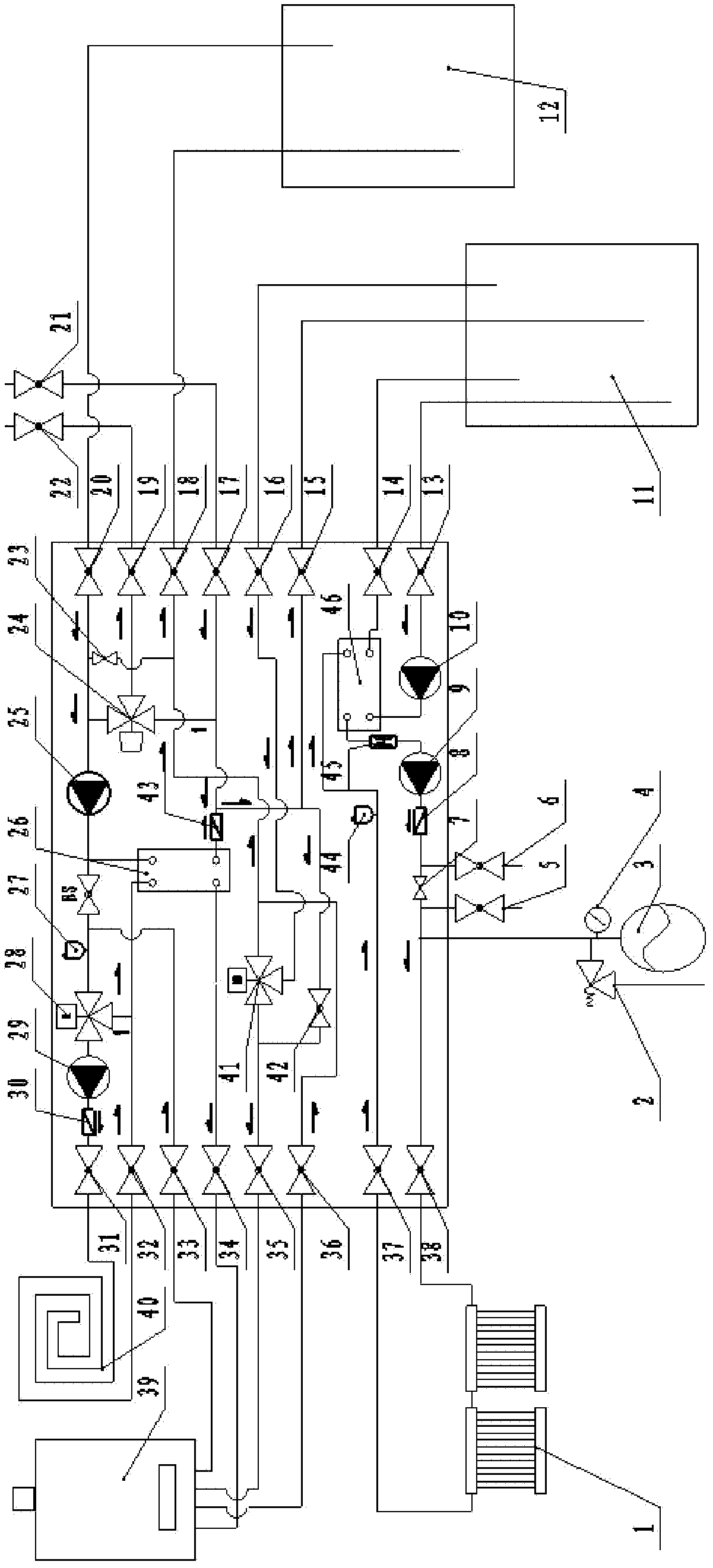 Integrated pipeline control module for solar water heating systems