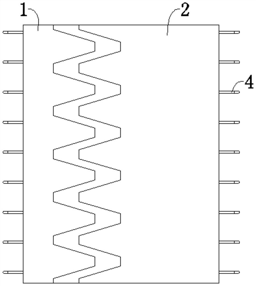 Shock absorption and noise reduction integral welding type comb plate expansion joint