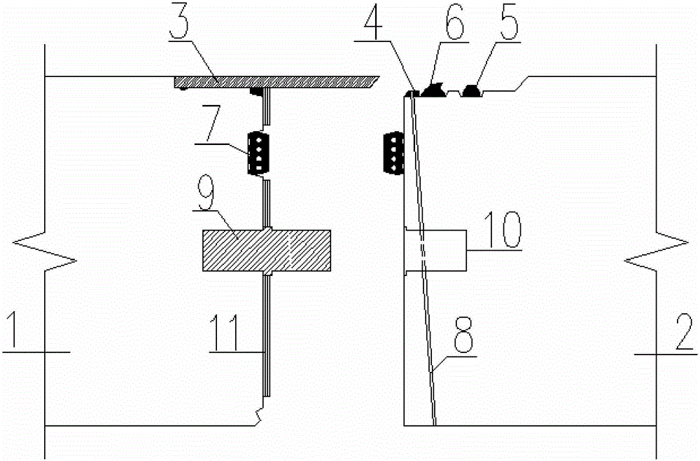 Assembly-type tunnel joint form