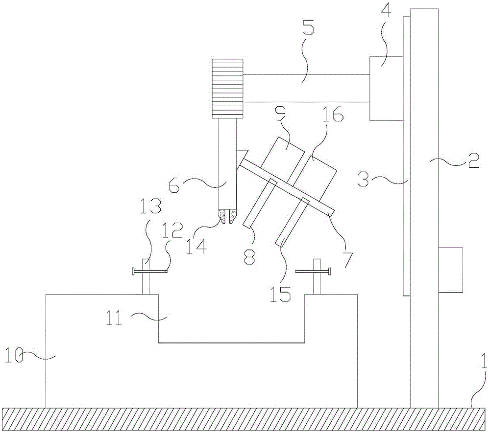 Smoke purifying device for laser welding machine