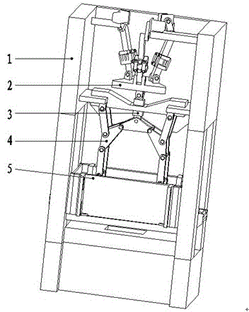 Multi-connecting-rod mechanical press driven by three parallel servo motor inputs