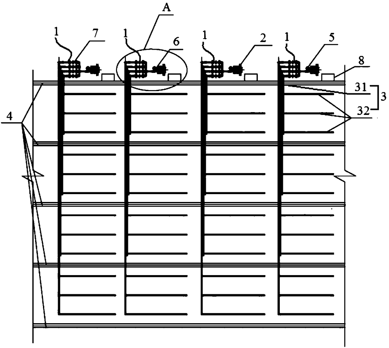 Composting ventilation and aeration system