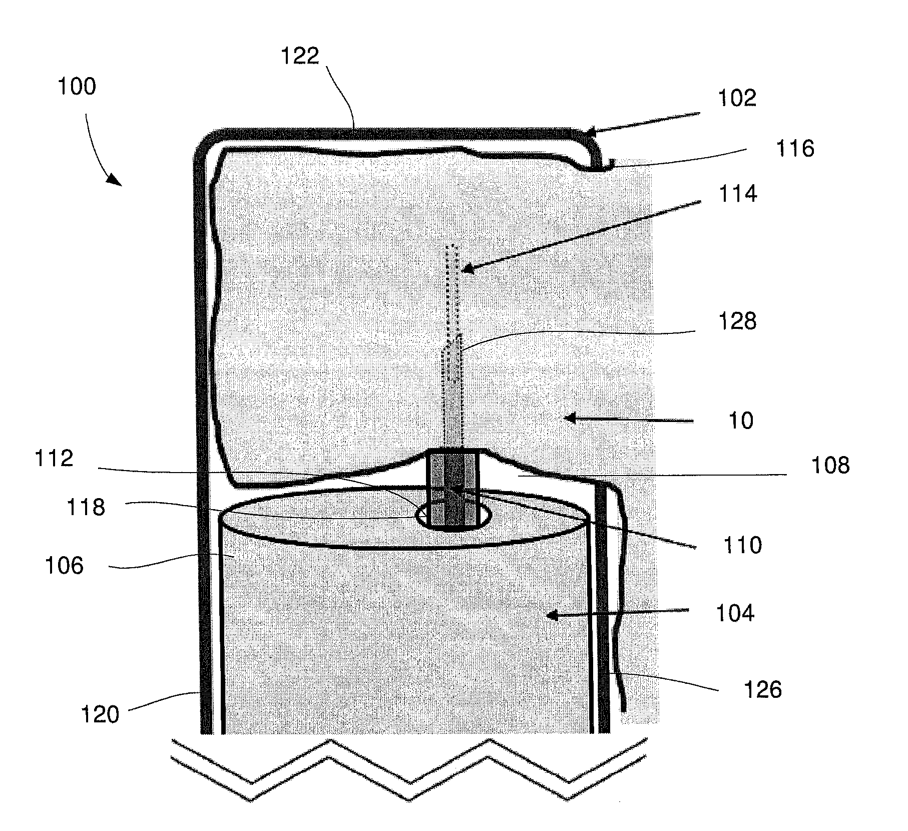 System for the parallel delivery of an element into the esophageal mucosa