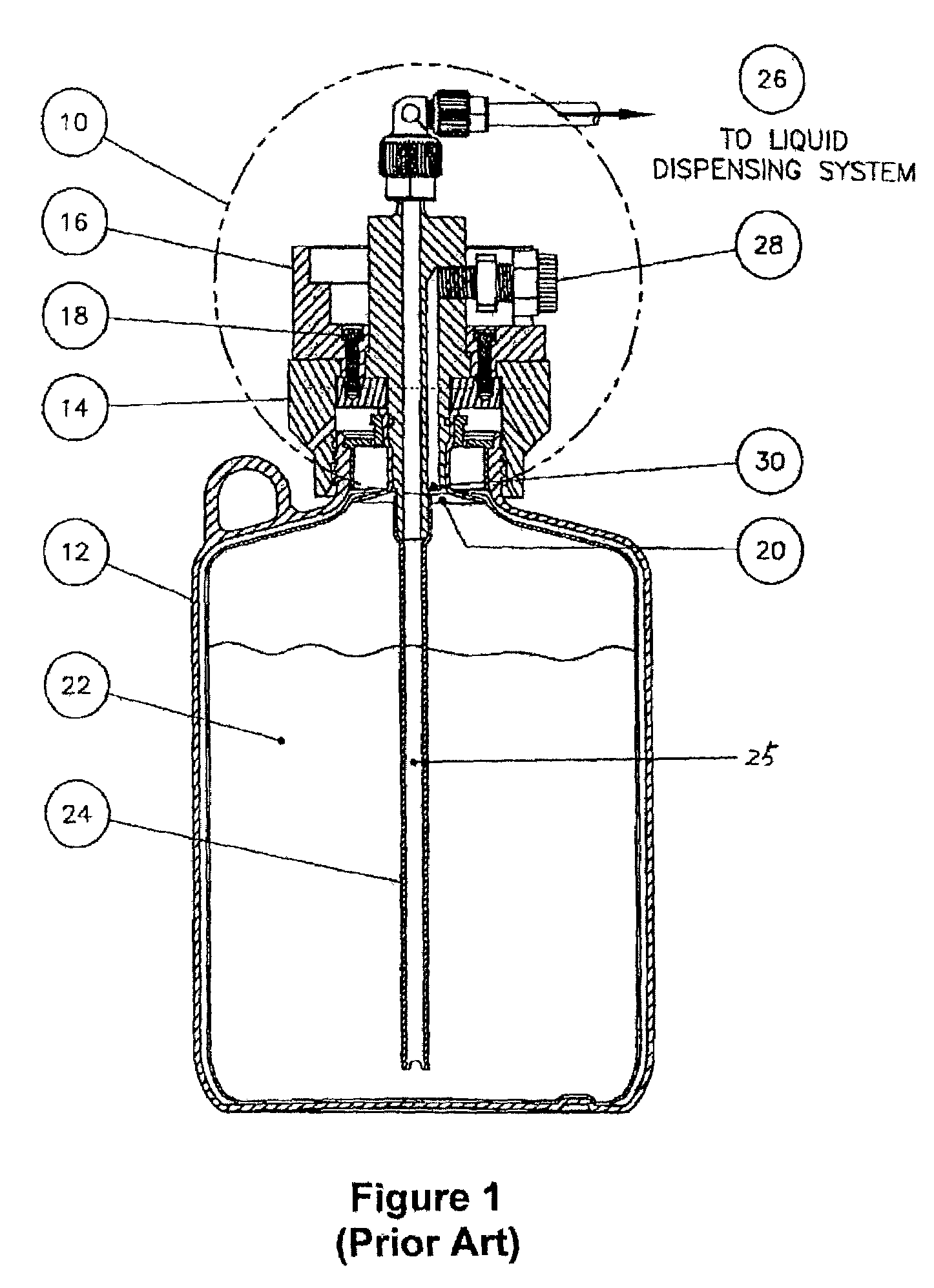 Apparatus and method for dispensing high-viscosity liquid
