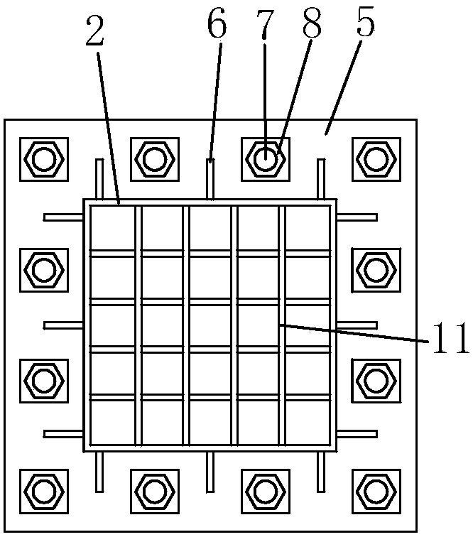 Energy consumption support with replaceable energy consumption parts at two ends