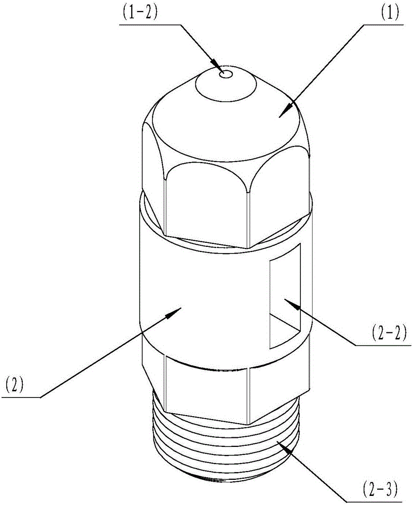 Chip removal type anti-overflowing nozzle