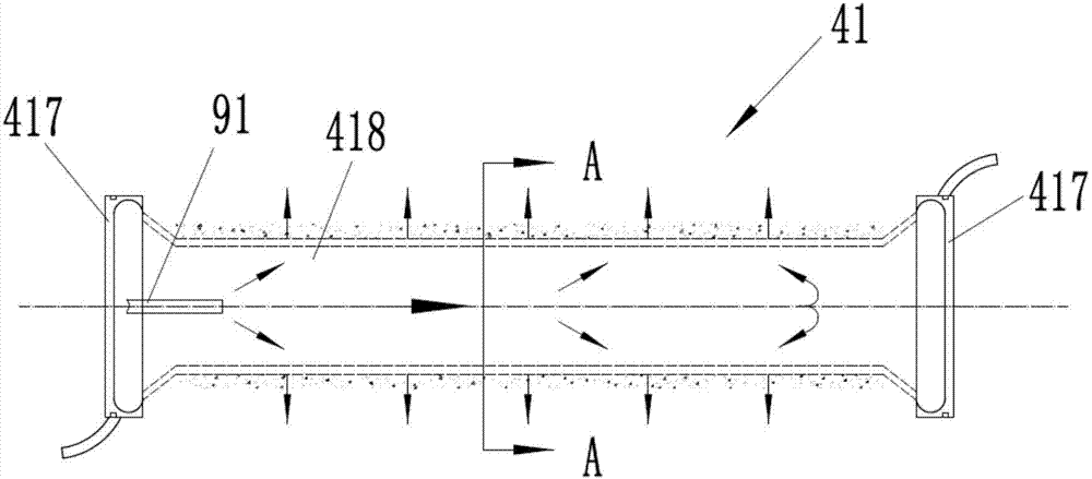 Industrial dust removal apparatus