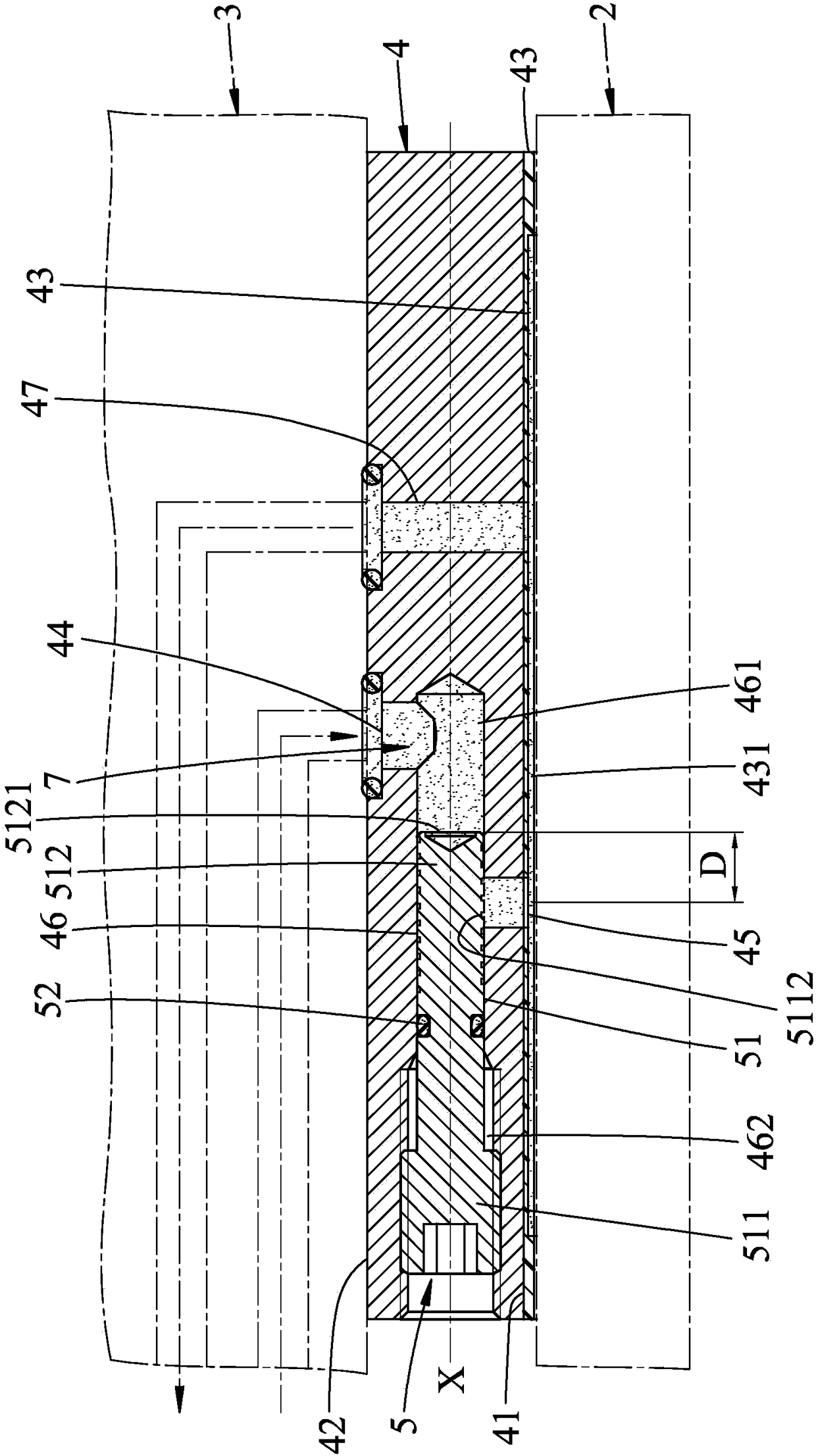 Hydrostatic slide device