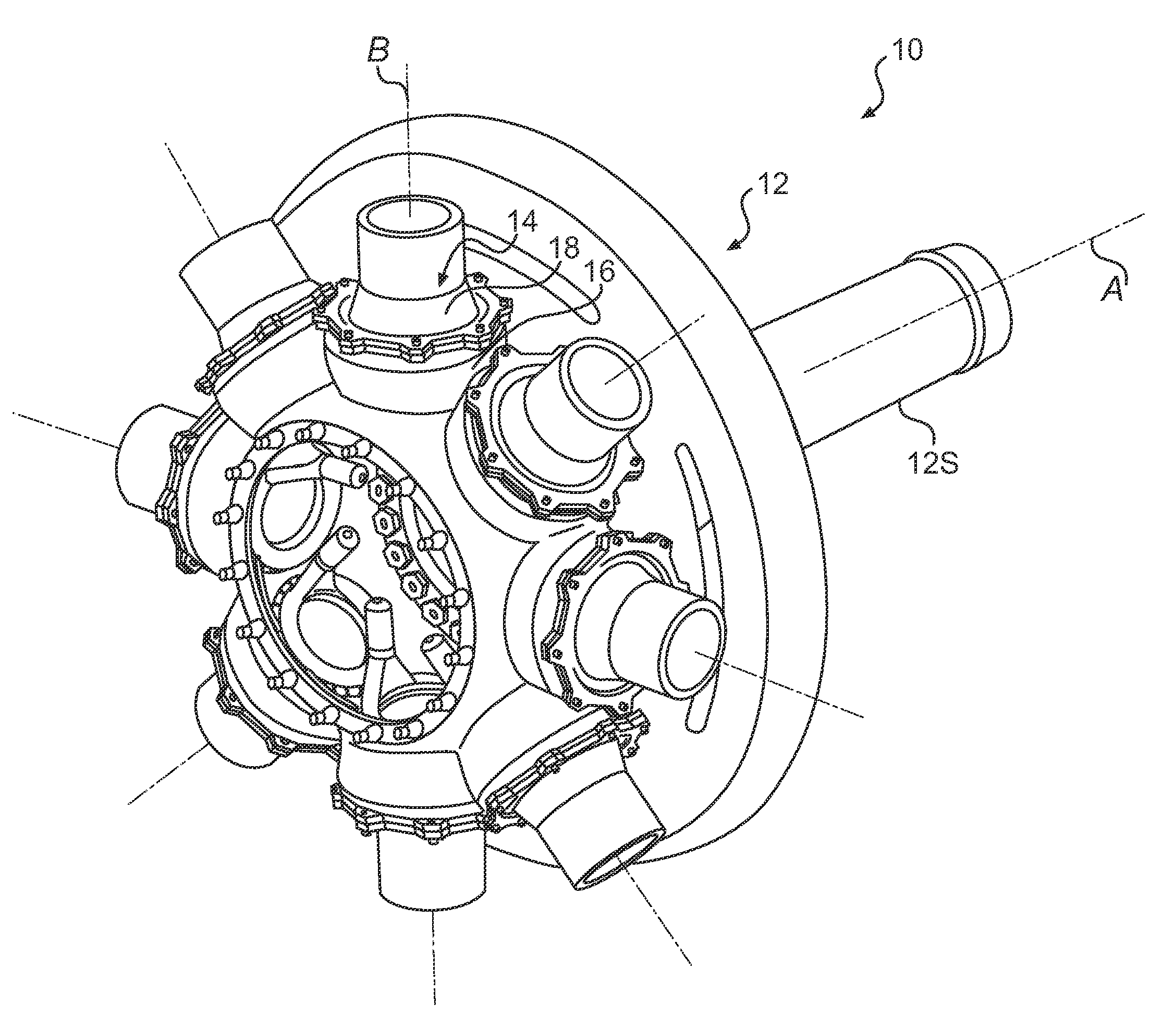 Propeller blade retention system with tapered roller bearing cartridge assemblies