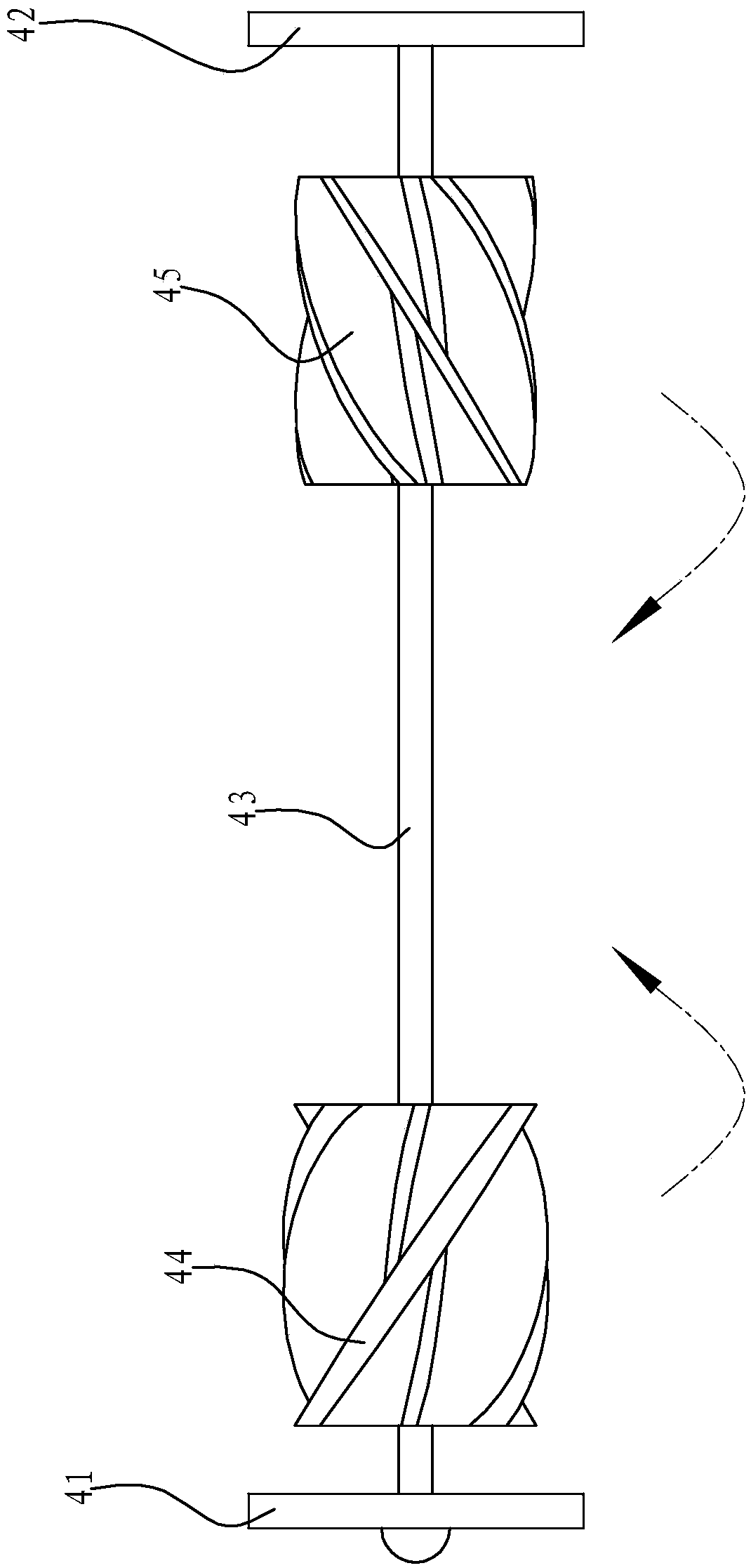 Built-in type bubbly water generating device and gas water heater with same