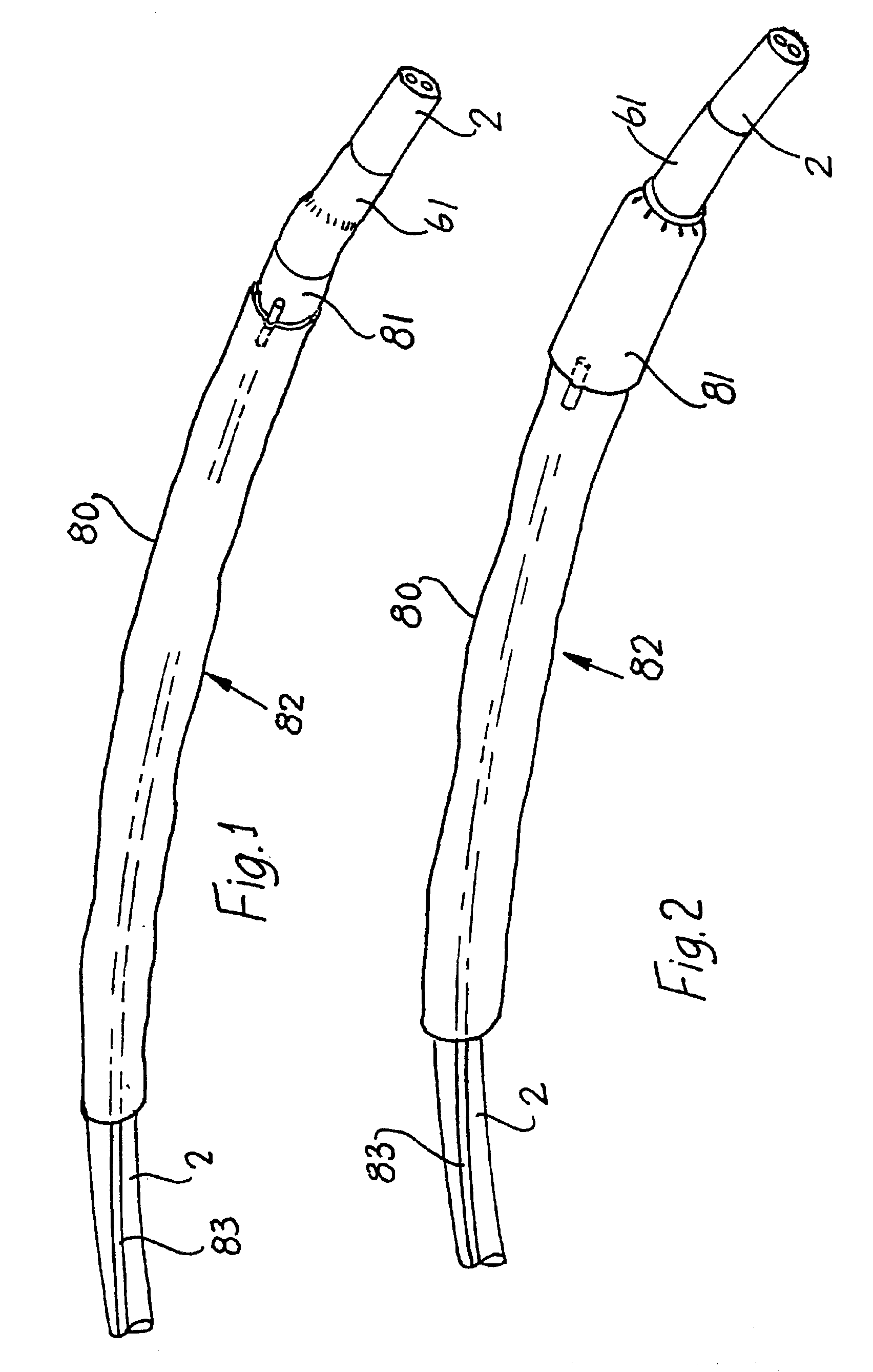 Insertion device for an endoscope