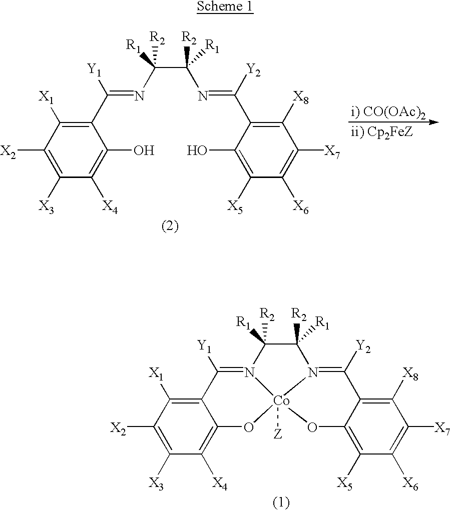 Process for preparing chiral compounds from recemic epoxides by using chiral salen catalysts