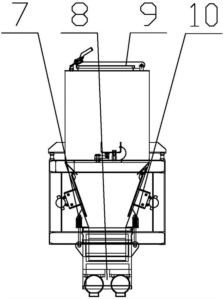 Fiber weighing and conveying device