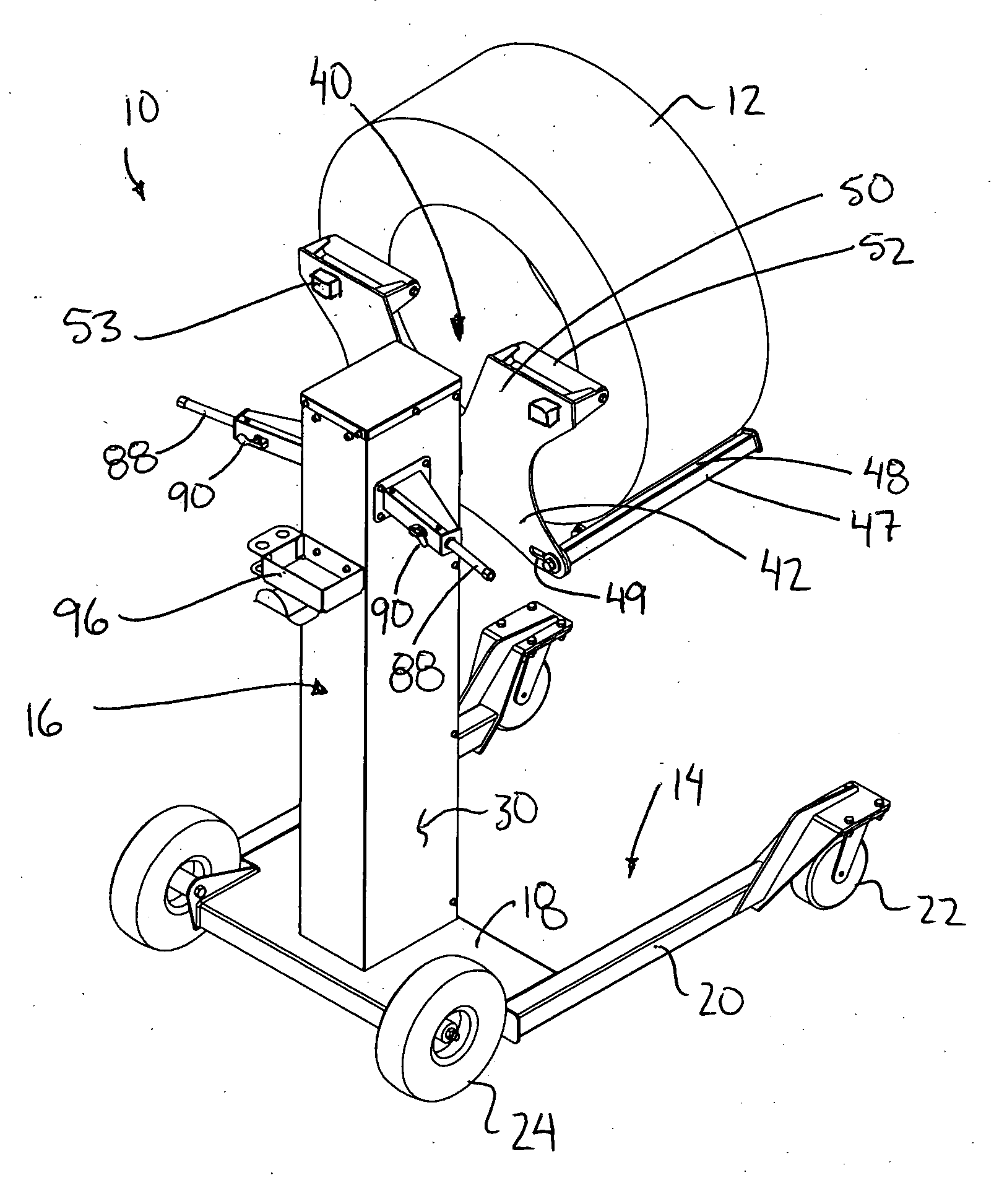 Lift device and pneumatic actuator therefor