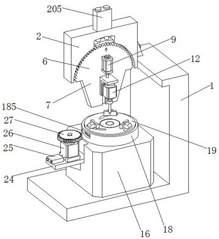 Internal combustion engine flywheel inclined hole machining equipment