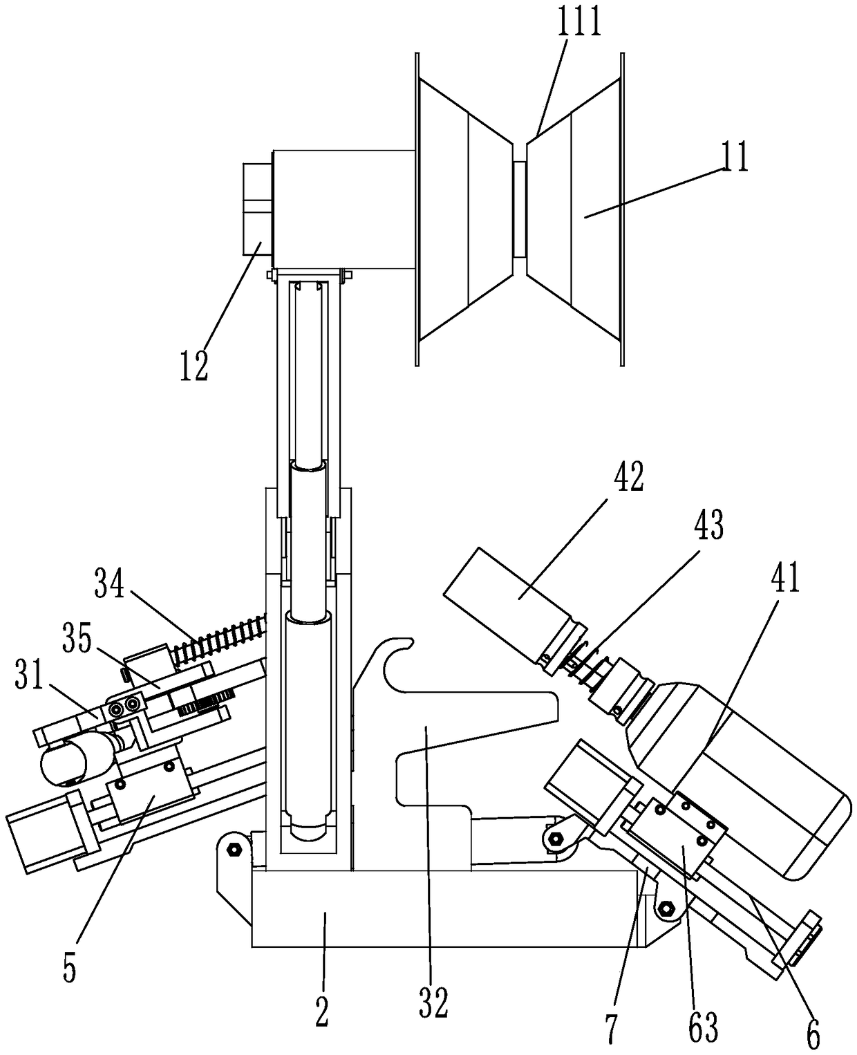 Sea horse type vibration damper assembling and disassembling device and method
