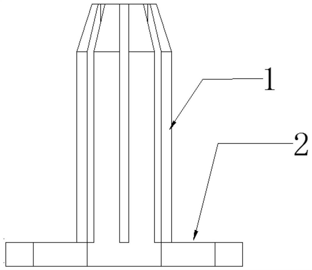 Bag hanging, inserting and supporting device for edible mushroom bags and single-strand rope bag hanging method