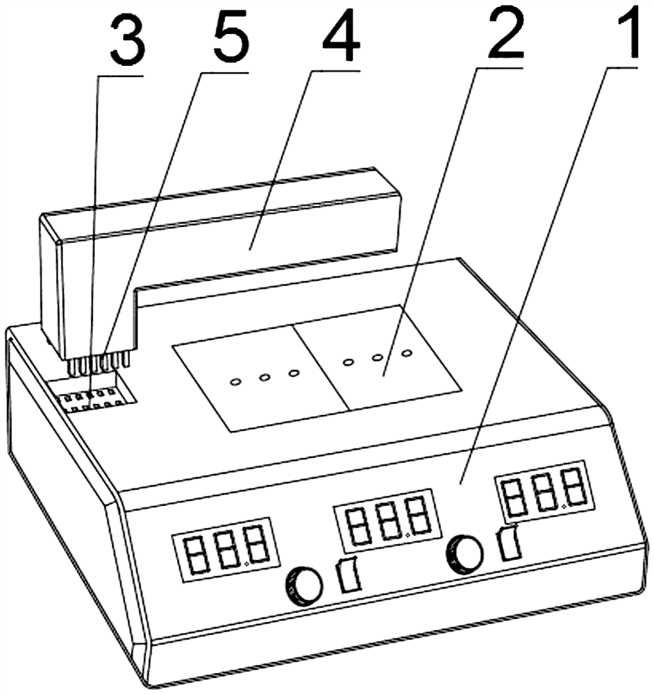 High-precision lens anti-blue-ray detector