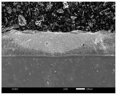 A method for continuous laser shock fusion injection of fine particles by forming injection force with laser shock energy