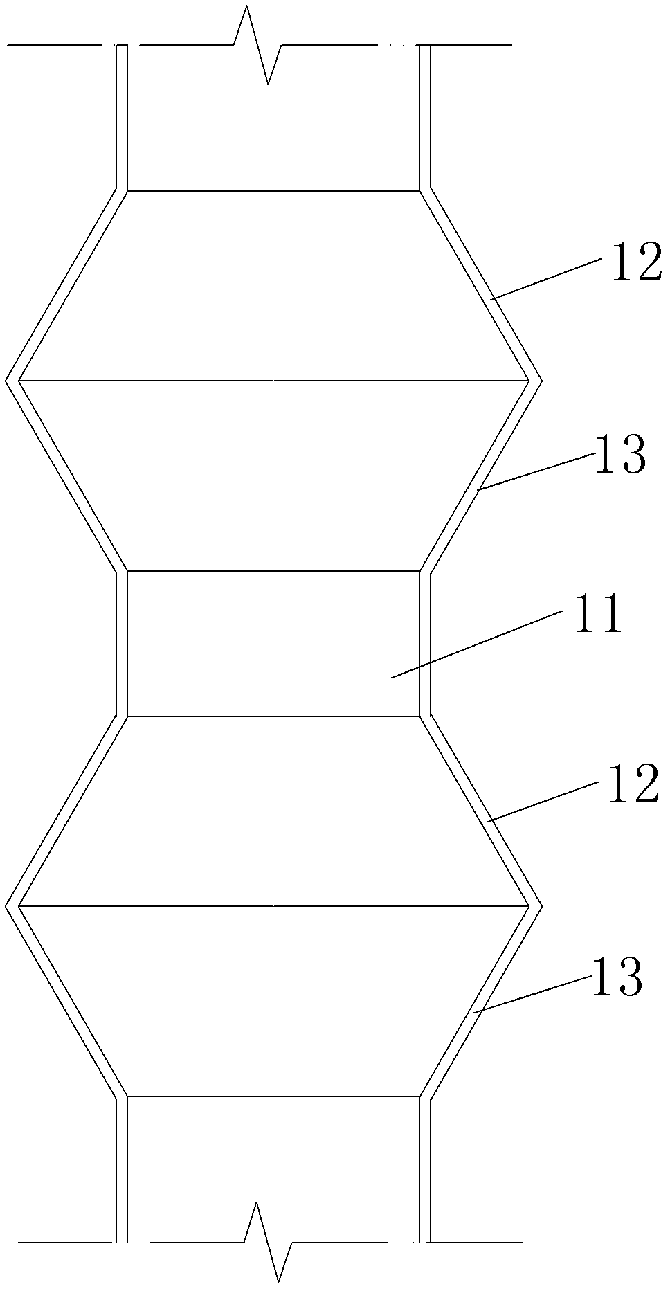 Structural steel component beneficial for reducing node stress of steel component