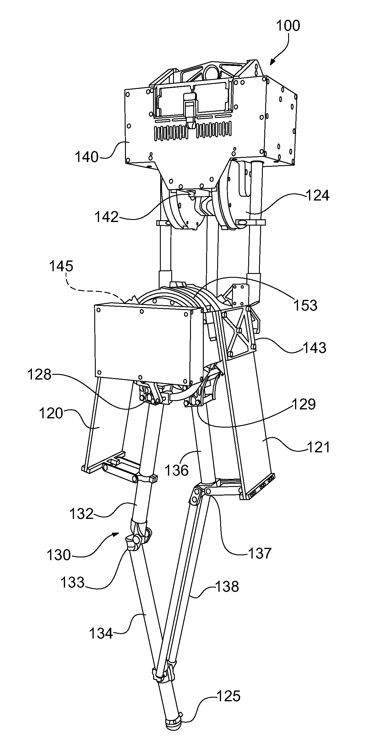 Apparatus and method for legged locomotion integrating passive dynamics with active force control