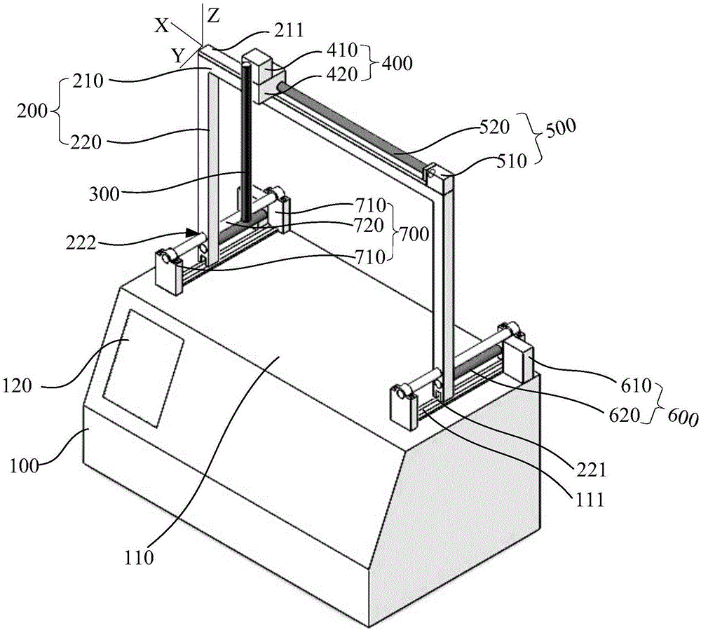 Key durability test device and method