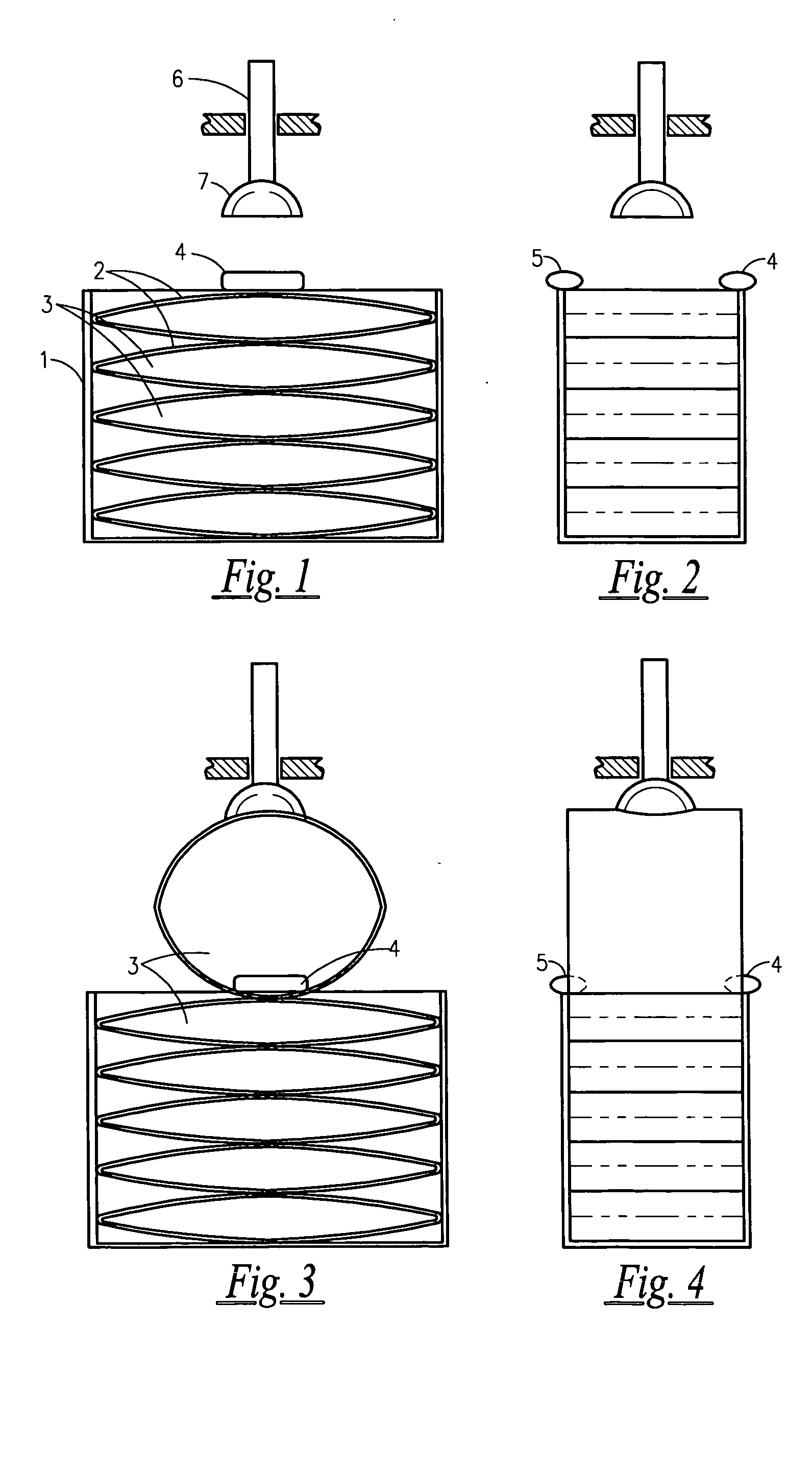 Device for pulling out packing material from a container in order to band a stack of bank notes