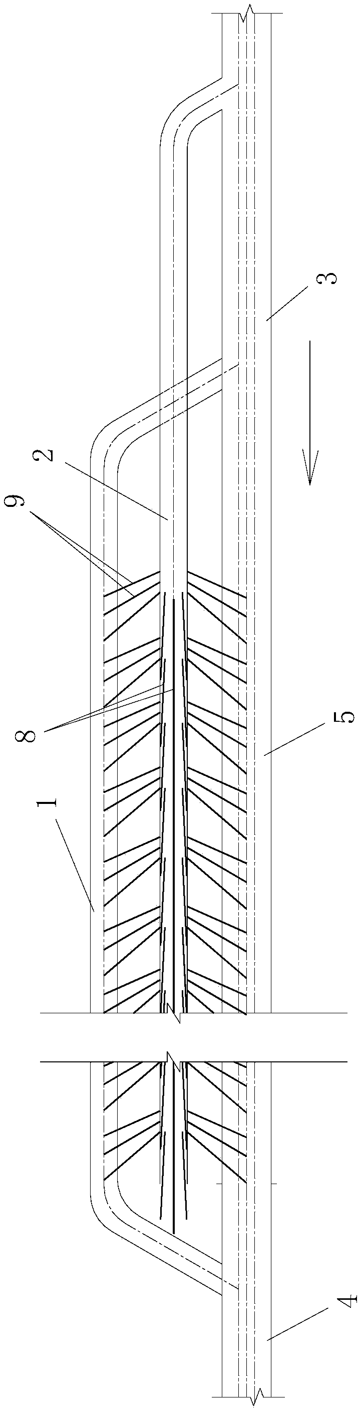 Construction method for tunnel passing through high-angle thrust water-rich and sand-rich fault