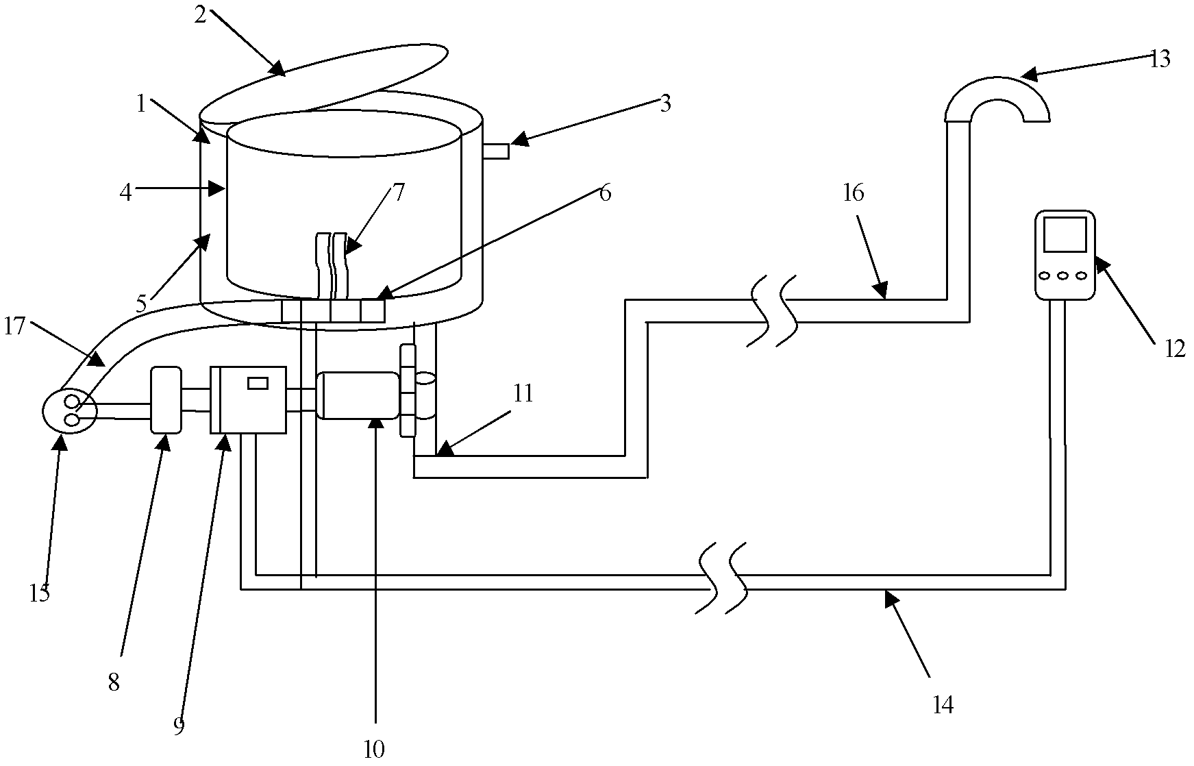 Nonbearing floor type electric heating shower