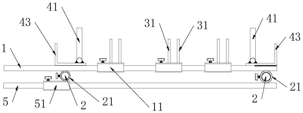 Steel bar binding jig frame for component prefabrication