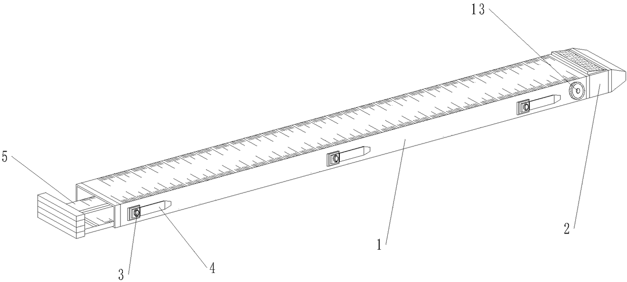 Foldable box staff for construction