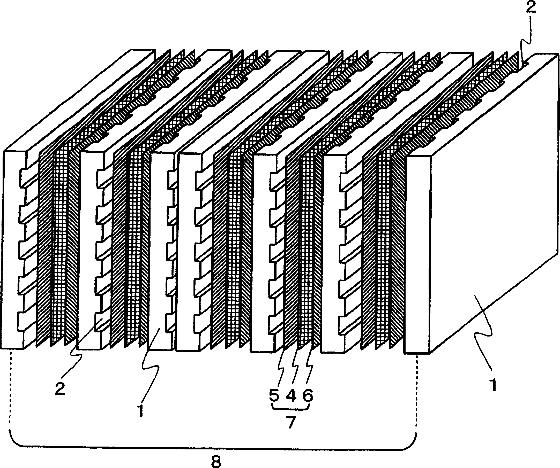 Manufacturing method of fuel cell separator, and fuel cell