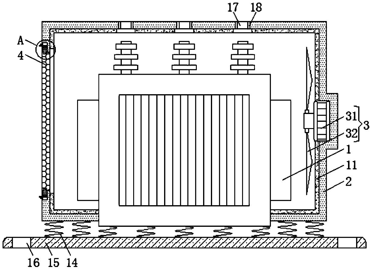 Electrical equipment transformer with noise reduction function