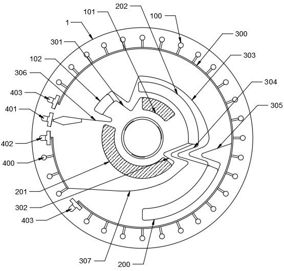 Integrated reaction disc for biochemical analyzer and control method of integrated reaction disc