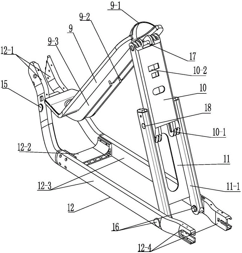 Folding mechanism for electric scooter