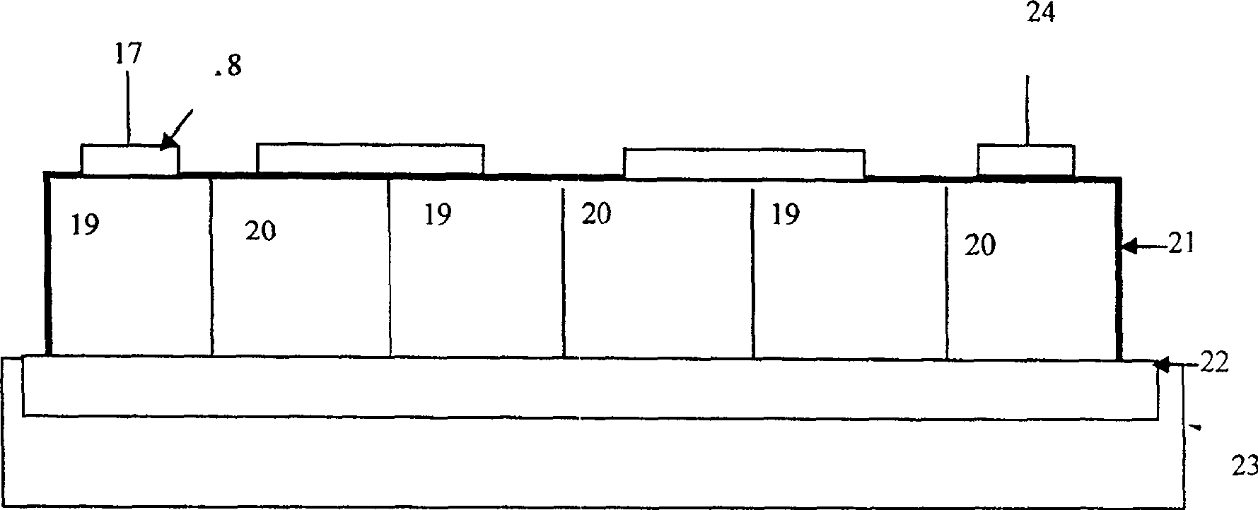 Diode string structure